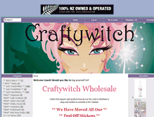 Tablet Screenshot of craftywitch.co.nz